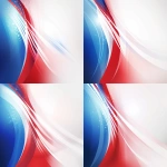 **patriotic, red, white, blue background. abstract. vector. isolated white background. shiny --v 5.0** - Variations by <@544365320228306984> (fast)