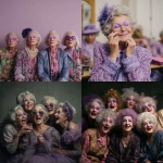 **the group of laughing old bingo ladies went overboard with the lavender eyeshadow --v 7.0** - <@911637101290877029> (fast)