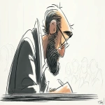 **panopticon ; in style of mechanical pencil sketch with cross hatching lines withough contour lines, pecil stokes --no contour lines, anime, manga, colors --ar 16:9 --raw --sref 3717171728 --v 7.0** - Image #2 <@1135636698060038216>