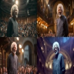 **eye-level front-facing shot, a high definition photo realistic of profesor wole soyinka, standing in the centre of the frame, full body shot, standing with one hand in his pockets, full body , blurred out audiences in the background and surrounding, addressing the student at Oxford University United Kingdom, detailed aesthestics, beautiful stage lights, wearing smooth dark african native outfit, detailed image, --ar 16:9 --v 7.0** - <@1065391125663322203> (fast)
-# Create, explore, and organize on [midjourney.com](<https://midjourney.com/imagine?from_discord=1>)