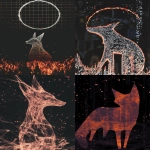 **A mythical fox made of fire, a halo of electricity floating above head, fireflies flying around background, inside of a mystical misty forest, embers in foreground, cinematic, bokeh effect, foxfire --ar 3:4 --profile wsqg5pu --v 6.1** - <@812948421366644747> (fast, stealth)