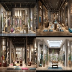 **flat elevation woman retail store interior with yoga apparel, lots of fixtures with lots of clothing --ar 5:1 --v 7.0** - <@1173644971937636354> (fast)
-# Create, explore, and organize on [midjourney.com](<https://midjourney.com/imagine?from_discord=1>)