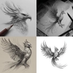 **illustrative phoenix, pencil sketch, realistic** - <@1202707032818458747> (fast)
-# Create, explore, and organize on [midjourney.com](<https://midjourney.com/imagine?from_discord=1>)