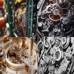 **an extremely close view of the gears and inner workings of a finely tuned swiss clock, as if you are inside the machinery. --ar 16:9** - <@1235310138903101582> (fast)