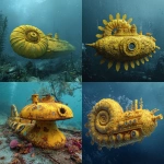 **a yellow navy ammonite amanita submarine down the sea --v 7.0 --raw** - <@1071135204846096475> (fast)
-# Create, explore, and organize on [midjourney.com](<https://midjourney.com/imagine?from_discord=1>)