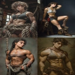**Speleothem young female muscular bodybuilder in 1910, strongwoman, sepia, old time photography, film grain --ar 2:3 --p 9ss3njw pu1nj44** - <@538878031226470440> (fast)
-# Create, explore, and organize on [midjourney.com](<https://midjourney.com/imagine?from_discord=1>)