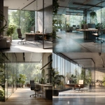 **ultra realistic modern office interior, elegant minimalistic design, glass walls, natural daylight from large windows, plants, computer desk with empty chair in front, neutral colors, depth of field, cinematic lighting, 8k, photorealistic, perfect background for virtual meeting** - <@833515877471223819> (fast)
-# Create, explore, and organize on [midjourney.com](<https://midjourney.com/imagine?from_discord=1>)