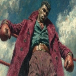 **Ernie Barnes art 8k, --chaos 99 --ar 8:5 --exp 50 --stylize 750 --v 7.0** - Image #2 <@843177938186797076>