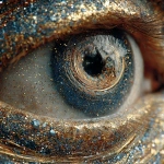 **eye pupils with sparkling stars and distant galaxies. A star ship --s 250** - Image #2 <@637210872544100352>