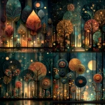 **dendrokinetic forest, surreal, golden hour quilling, dof. bokeh, ethereal, dark fantasy --s 750 --v 7.0 --p nk17hwf** - <@514749862508494860> (relaxed)