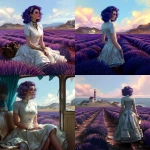 **woman with lavender hair, white dress, pirate ship, kidnapped by pirates --oref <https://s.mj.run/TS047GDW1LM> --v 7.0** - <@281826490209796096> (relaxed)
