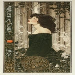 **<https://s.mj.run/aanQAUGKhlU> A portrait of a beautiful young "Snow White" in the forest as an intaglio engraved illustration at the beginning of a chapter in a chapter book, organically integrated into the typography. an engraved illustration in the margin and over next to the text of a printed page in a novel, using the rhythms and contours of the blocks of black text on white page with exquisite details, in greens, oinks, oranges and gold gilt --chaos 33 --ar 1:2 --sref <https://s.mj.run/xgGE7cWn9Rs> <https://s.mj.run/w4fKMy6oqgU> --sw 999 --stylize 999 --weird 1000 --iw 0.9 --v 7.0** - Upscaled by <@688195114849271814> (fast)
