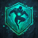 **create an emblem for a superhero team, they are called the Rift Guardians, representing portal jumper heroes who jump through portal rifts to protect the world** - Image #4 <@1078934788603392080>