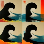 **Minimalist fluvioglacial vortex, monochrome, back and white line drawing, single line --p okeqhri --v 7.0** - Variations (Region) by <@1015631618645438535> (relaxed)