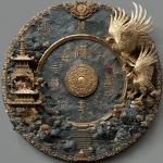 **3d emblem capturing the spirit and meaning of samsara, circular design, life, death, rebirth --s 1000 --c 25 --q 2 --v 7.0** - Image #4 <@618585148765634560>