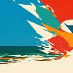 **Use elements from amber vittoria's work to create a photo background of fire and the seaside. Simple style. No people. --ar 9:16 --sref <https://s.mj.run/9S8kIRa1QZU> --s 250 --niji 6** - Image #4 <@694018741897265194>