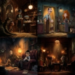 **A character scene in the style of cinemahogany --v 7.0 --p zv6qam2** - <@1018138887199129620> (relaxed)