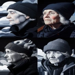 **An old lady wearing a beanie, in the style of a country engraving landscape --sref 891 --p s8mr18c fx2os6q --q 2 --no trees --v 6.1 --ar 16:23** - <@1064451214823129168> (fast)
-# Create, explore, and organize on [midjourney.com](<https://midjourney.com/imagine?from_discord=1>)