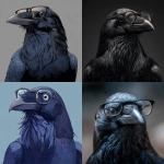 **cool looking raven wearing glasses --raw** - <@1169278649351024690> (fast)
-# Create, explore, and organize on [midjourney.com](<https://midjourney.com/imagine?from_discord=1>)