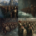 **A phalanx of hoplites in formation ready to hold off endless waves of draugr undead monsters from a lost empire of ages long gone --p ytyoluf** - <@538878031226470440> (fast)
-# Create, explore, and organize on [midjourney.com](<https://midjourney.com/imagine?from_discord=1>)