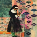 **technowarrior nun battles the panopticon --sref 1999999999 1999999991 416557976 2252558232 698008135 1078492728 2187294478 217414415 416417418 7337 80085 696969 47 73 97 100 --sv 4 --p 9h3xora --niji 6 --ar 3:4 --raw --no sexy** - Image #1 <@948741381743083580>