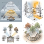 **diagram showing same shelter structure adapting across seasons: winter insulation mode, summer ventilation configuration, spring/fall transitional settings. --ar 4:3** - <@794327127260266516> (fast)
-# Create, explore, and organize on [midjourney.com](<https://midjourney.com/imagine?from_discord=1>)