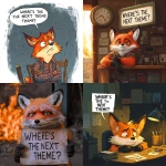 **Tired burnout impatient grumpy disgruntled foxfire needs retirement urgently, saying "WHERE'S THE NEXT THEME?"** - <@538878031226470440> (fast)