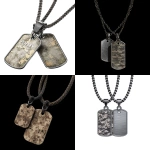 **a set of ARMY dog tags and the traditioal dogtag necklase isolated. This will be used in photoshop to hang around the neck of a t-shirt model. background must be transparent** - <@1217172836435623950> (fast)