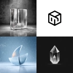 **minimalist ice sculpture logo --c 15 --v 7.0 --p u1zkd3w** - <@1153654134147383416> (fast)