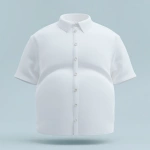 **a white collar shirts with white buttons** - Image #4 <@1082599722226810921>