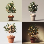 **a photorealistic image of a potted plant that grows chicken eggs as its fruit. It is a plant that grows chicken eggs.** - <@862409288793980959> (fast)