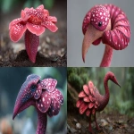 **rafflesia peacock flamingo hybrid --ar 16:9 --profile aap6goa --v 7.0** - <@261976756104200193> (relaxed)