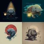 **A manatee yokai --v 7.0 --raw** - <@289471203620421643> (relaxed)