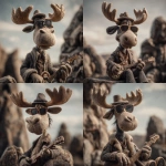 **rocky and bullwinkle live version in an epic background --v 7.0** - Variations (Strong) by <@508639690941923339> (fast)