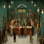 **A cinematic still, a film by Wes Anderson, a bustling british police station, wide shot, --v 7.0 --ar 16:9** - Upscaled by <@1105536971348123781> (fast)