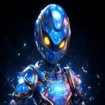 **futuristic watcher sentinel in weathered bronze armor, glowing yellow eyes beneath a sleek helm, observing a holographic almagest spiral galaxy grid, dramatic cinematic lighting, Unreal Engine-style, ultra HD 8K --ar 3:2 --exp 25 --p l8ux4yj j5vl1fh --v 7.0** - Image #3 <@106534493057220608>