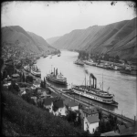 **Dry plate negatives, Panoramic photographs, Valley of the Mississippi from Winona, Minn, created 1898, Rivers United States Minnesota Winona, Mississippi River --ar 3:2 --v 7.0** - Upscaled by <@747396158858723338> (fast)