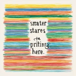 **A colorful writing, made of lines of color, the background is white, the text reads ‘Smarter printing starts here.’ --v 7.0** - Upscaled by <@1021873451121791090> (fast)