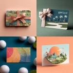 **a gift card - with imagery of a mini golf background** - <@1252403463975866382> (fast)