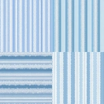 **seamless pattern, alternating pastel blue and white stripes with delicate scalloped lace borders, elegant French vintage style, seamless repeat, no text --tile** - <@437878260013989888> (relaxed)