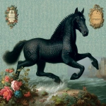 **leafy barnacled seadragon galloping on foam --oref <https://s.mj.run/Xv9oNFeiWAA> --s 1000 --ow 400** - Image #4 <@1057110090387296366>