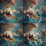 **<https://s.mj.run/2BuvFHsAoq4> Cotton Clouds Paint a Scene of an Old Man Relaxing in the Forest Drinking some Tea, Looking over a book containing Fluvioglacial-Outwash-Plaines Craft-World Hyper-RealityMash --ar 3:2 --v 7.0** - Remix (Subtle) by <@426654487248109579> (fast)