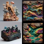 **Alien chewing gum show on the opalized wood wonderland** - <@405548268966117377> (fast)
-# Create, explore, and organize on [midjourney.com](<https://midjourney.com/imagine?from_discord=1>)