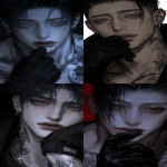 **High Detail, Light Short Hair, Tattoos, Daddy, Handsome Guy,, Light Eyes, Daddy, Sharp Jawline, Handsome, Pseudo Impato, Flower Shirt Buttons Open to Third, Black Gloves, Matte Hair, Delicate Facial Features, Beautiful Facial Features, Light Lips, Front, Close Up, High Quality, 32K, Perfect Face Portrait, HD Face Portrait, Long Hair Anime Handsome Guy, Flowing Hair, Perfect Face, Sharp Eyes, Face Close-up, Character Design, Smart, Ultra HD Picture Quality, Delicate Texture, High-definition animation visual effects, crazy details, ink rendering, two-dimensional animation illustrations --stylize 1000 --niji 6 --ar 9:16 --p c22a1ma o4yijay --raw** - <@1308128876874170420> (relaxed, stealth)