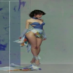 **snowflake macrophotography clearly shows a miniature of a bending female model in a fashion design sketch, photography, full body, professional set --sref <https://s.mj.run/Yq4q6PxdsPA> --p 7o5y595 --c 35 --ar 9:16** - Image #3 <@639231094968942592>