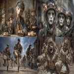 **marionettes dressed like us soldiers dancing through sreets made out of viennoiserie --ar 16:9 --v 7.0 --exp 50** - <@265638907587067904> (fast)
-# Create, explore, and organize on [midjourney.com](<https://midjourney.com/imagine?from_discord=1>)
