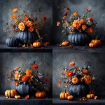 **photo professionnelle, photo promotionnelle, citrouilles fleuries, pour boutique de fleurs --v 7.0** - Variations (Strong) by <@864083879194525716> (fast)