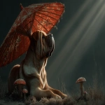 **a brave and triumphant shar-pei dog, ammonite amanita --ar 16:9 --s 750 --v 7.0** - Upscaled by <@1059982138138697728> (fast)