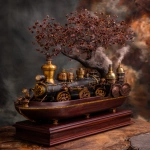 **dendrokinetic steampunk --ar 3:4 --p ht8lvr3** - Image #1 <@948741381743083580>