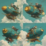 **an airshipper named Mr. Dendrokinetic --ar 5:7 --v 7.0 --raw** - Variations (Strong) by <@1071135204846096475> (relaxed)